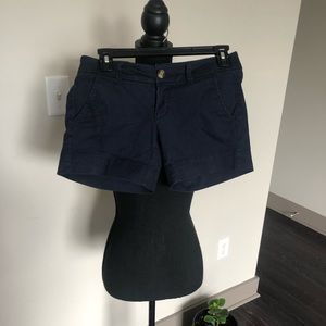 American Eagle Midi chino Navy blue shorts 0